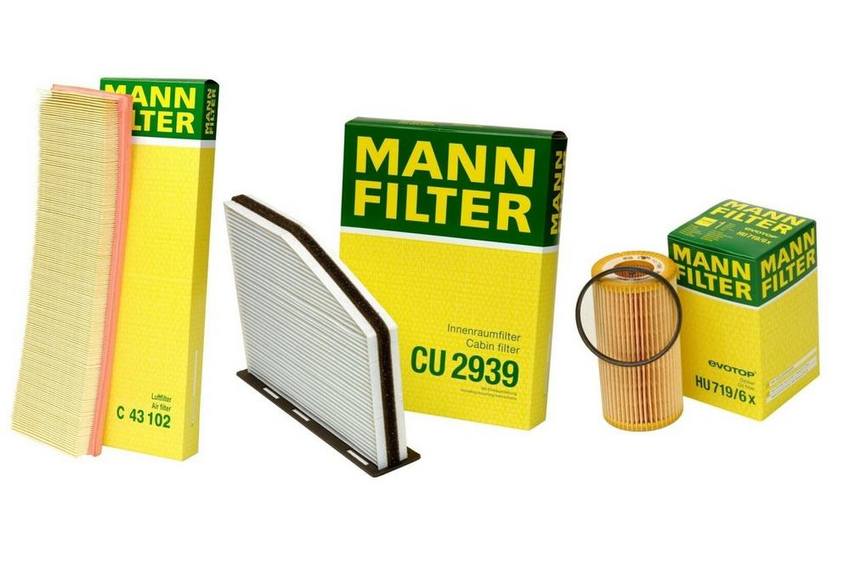 VW Filter Service Kit 1K0819644B - MANN-FILTER 1789945KIT